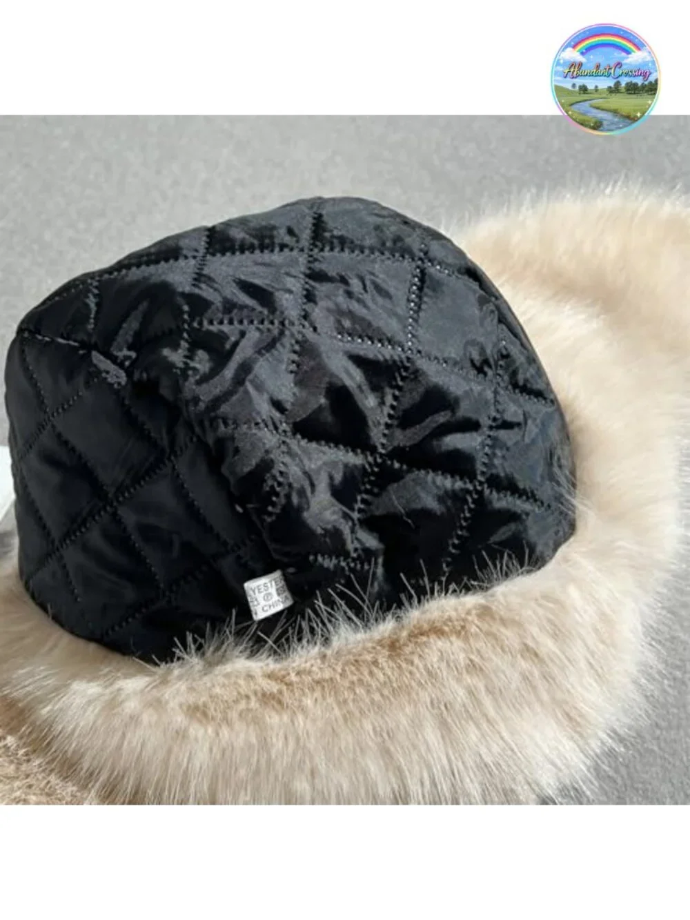 Faux Fur Trapper Hat with Foldable Ears Winter Warm Cossack Hat Unisex